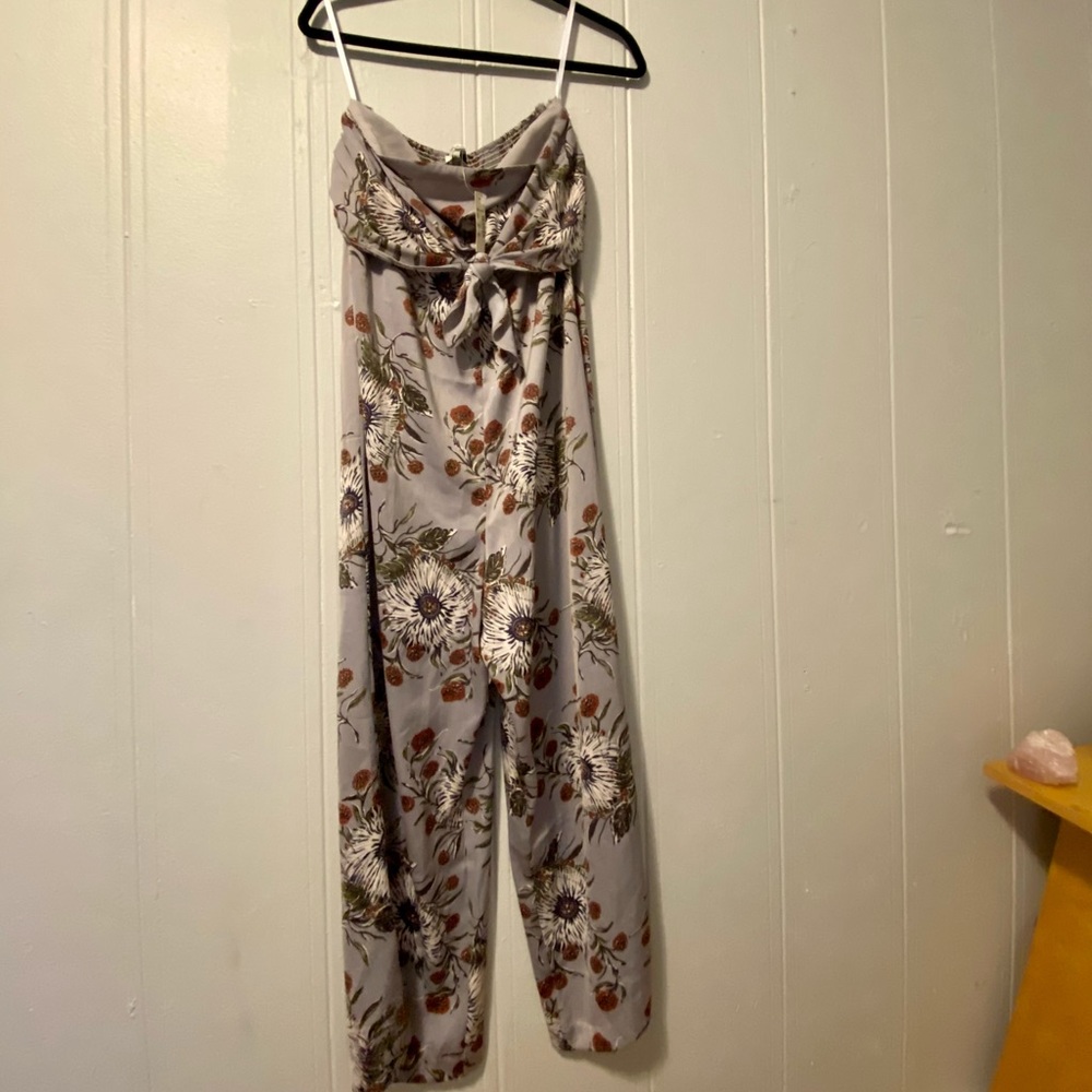 Madewell Floral Jumpsuit